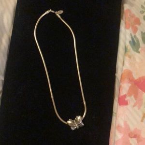 Pandora necklace and large butterfly charm ale